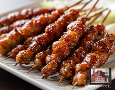 ぐるぐる巻皮炭火串8本の画像