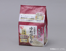 生鮮米　北海道産ゆめぴりか　２合５袋の画像
