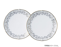 ノリタケ　ソフィランス　プレートペアセットの画像