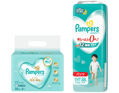 パンパース さらさらケアパンツ ビッグサイズとおしりふきのセット（オムツ38枚・おしりふき336枚）の画像