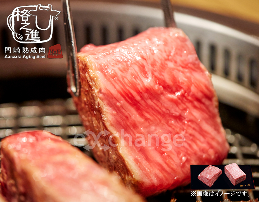 門崎熟成肉　塊焼き（霜降り）2個セット【1個120g×2個　合計240g】の画像