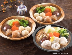 レンジで簡単　個食鍋2種3個セットの画像