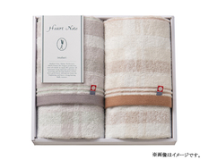 Heart Note フェイスタオル2Pの画像