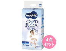 ムーニーマン マシュマロ肌ごこちモレ安心 男の子Ｌサイズ44枚×4個セット（合計176枚）の画像