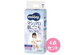 ムーニーマン マシュマロ肌ごこちモレ安心 女の子ビッグサイズ38枚×4個セット（合計152枚）の画像
