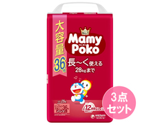 マミーポコパンツ ビッグより大きいサイズ36枚ドラえもん×3個セット（合計108枚）の画像