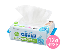 あんしんGenki！おしりふき＜厚手＞100枚×12個の画像