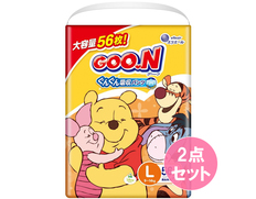 グーンパンツ ぐんぐん吸収パンツ Lサイズ  56枚×2セットの画像